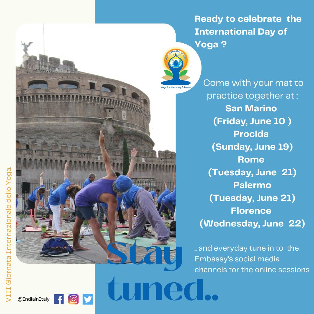 Celebration of IDY in Italy [Sessions Online & In presence] 
